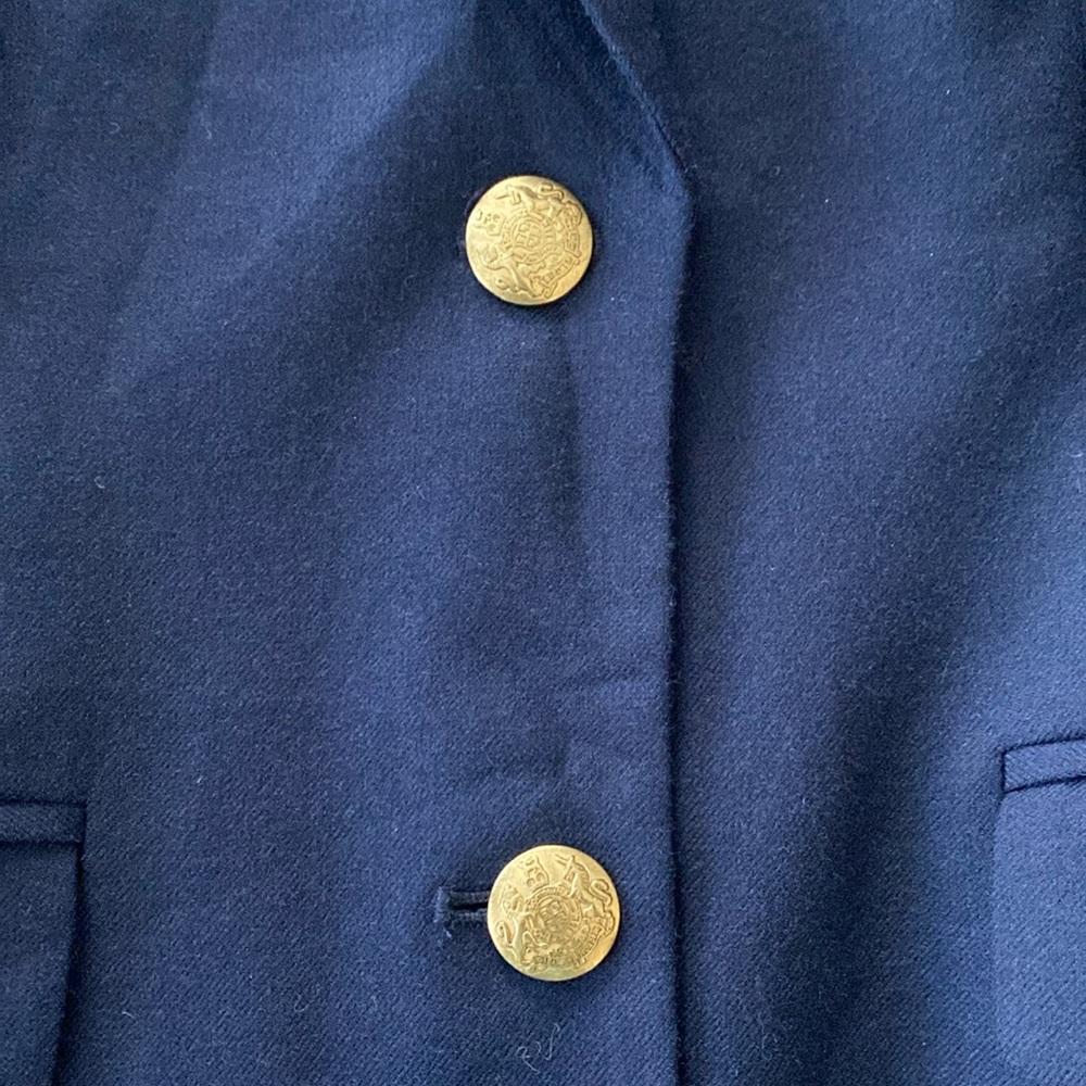 J. Crew Schoolboy Wool Blend Blazer/Suit Jacket - Size 0 - Picture 9 of 10